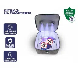 HALONIX 5 min Automatic Sterilization UV Sanitizer (Vanitizer, Grey) image 3