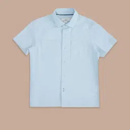 Pantaloons Junior Blue Cotton Regular Fit Shirt-image-22