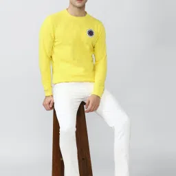 Academy By Van Heusen Yellow Slim Fit SweatShirt image 5