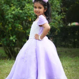 TOPLOVE Embellished Net Fit & Flare Dress image 3