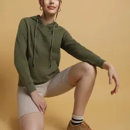 Forever 21 Olive Graphic Print Hoodie-picture-26