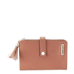 Fastrack Tan Solid Bi-Fold Wallet-image-90