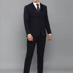 Allen Solly Navy Slim Fit Three Piece Suit image 5