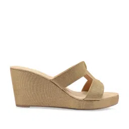 Rocia by Regal Women's Golden Casual Wedges-picture-41