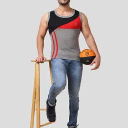 Dollar Bigboss Assorted Regular Fit Vests - Pack of 4 image 5