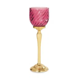 Pure Home and Living Pink Glass Hurricanes-picture-47