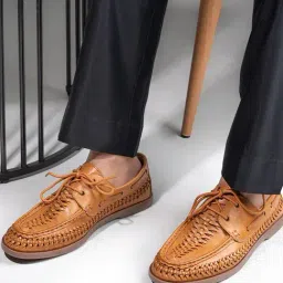 Styli Men's Tan Boat Shoes-picture-10
