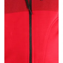 Ahhaaaa Kids Red Solid Hoodie image 4