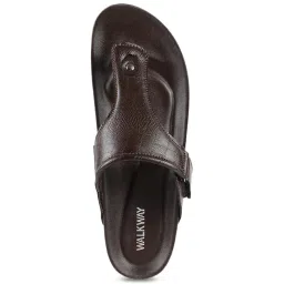 Walkway Men's Cognac Thong Sandals image 3