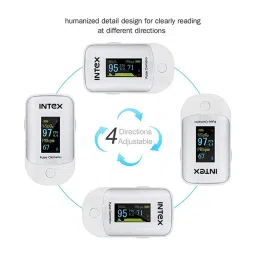 Intex MCP Oxisure IT-OX02 Pulse Oximeter with Oxygen Saturation Monitor (White) image 5