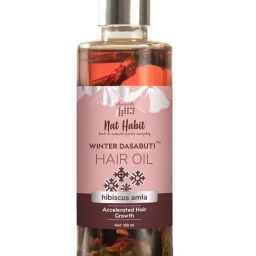 Nat Habit Hibiscus Amla Accelerated Hair Growth Winter Dasabuti Hair Oil - 100 ml-picture-22