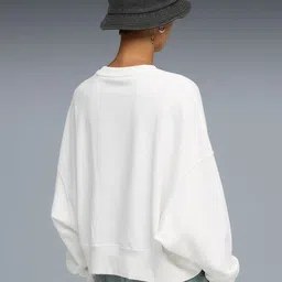 Puma Women Printed Oversized Sweatshirt image 3