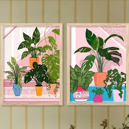 WALLLANE Brown Wood Wall Art-picture-12