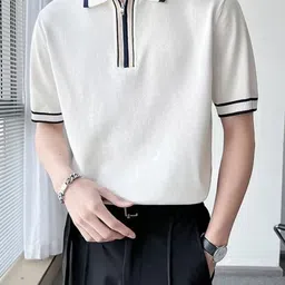 StyleCast Men Solid Polo Collar T-shirt-picture-54