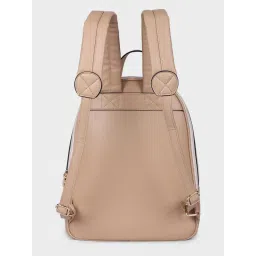 MINI WEST LONDON Beige Noha Luxury Backpack image 3