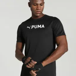 Puma Black Regular Fit Printed Sports T-Shirt-picture-29