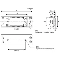 IKO Stainless Steel Linear Slides 32 mm Stroke Length, BSR1550SL image 5
