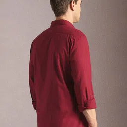 Louis Philippe Jeans Spread Collar Slim Fit Casual Shirt image 3