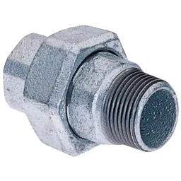 Georg Seat Union Fischer Black Oxide malleable Iron Fitting Taper male BSPT 3/4in to Female BSPP 3/4in, 770341105 (Pack of 2)-image-87