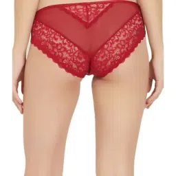 Soie Red Lace Bikini Panty image 2