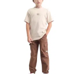 Rare Ones Boys Brown Cotton Regular Fit Trousers-picture-22
