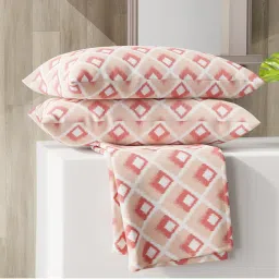Layers Zen Collection 220TC Peach Paisley Flat Bedsheet Set-picture-12