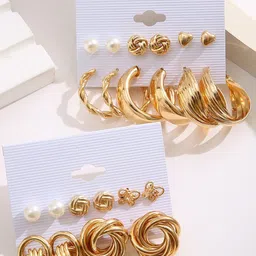 Shining Diva Fashion Contemporary Studs Earrings-picture-34