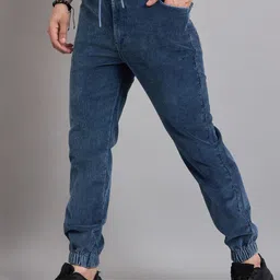STUDIO NEXX Men Jogger Mid-Rise Cotton Jeans image 3