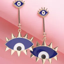 Bohey by KARATCART Contemporary Drop Earrings-picture-28