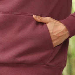 Campus Sutra Men Mock Collar Pullover Sweatshirt image 3
