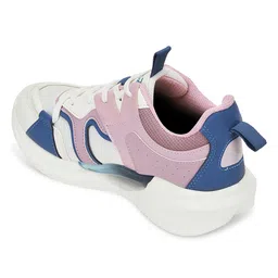 LIBERTY Colour Blocked Lace Up Gameon Shoes - Purple image 4