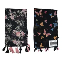 POSHAMPAA be desi Women Pack Of 2 Printed Scarf-picture-17