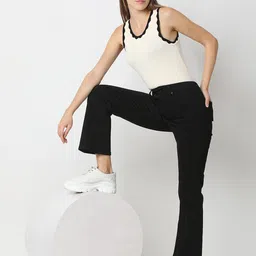 SPYKAR Women Bootcut High-Rise Jeans image 5