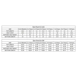 KID1 Cotton Woven Sleeveless Fish Printed Lace Embellished Top With Coordinating Palazzo Set - Navy Blue image 2