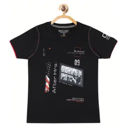 Monte Carlo Kids Black Printed T-Shirt-picture-17