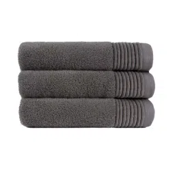 DDECOR Live Beautiful Grey Cotton 520 GSM Bath Towel - Set of 1-picture-32