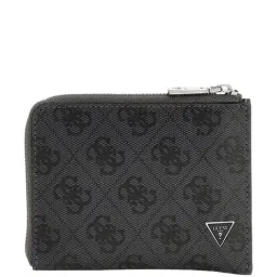 GUESS Brown Textured Leather Wallets-image-62