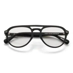 Shisen Fox Black Aviator Unisex Eye Frames image 4