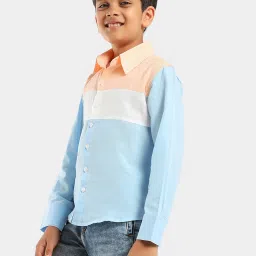 LilPicks Kids Multicolor Color Block Shirt image 3