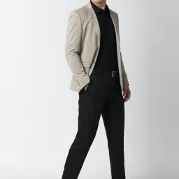 Peter England Elite Grey Slim Fit Blazer image 5