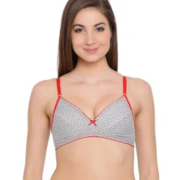 Clovia Grey Non-Wired Non-Padded Seamless Bra image 1