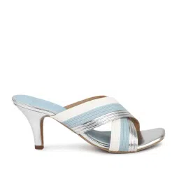 Inc.5 Women's Silver Cross Strap Stilettos-image-75