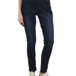 Monte Carlo Dark Blue Slim Fit Lightly Washed Jeans-picture-22