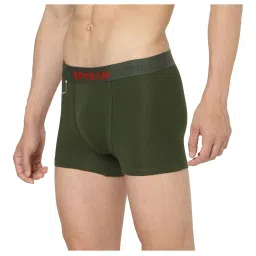 UnderJeans by Spykar Olive Trunks image 1