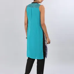 Aurelia Turquoise Printed Shrug image 2