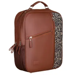 ZOUK 20 Ltrs Brown Medium Laptop Backpack image 5