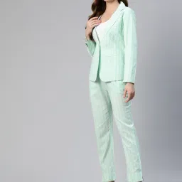 Cottinfab Green Cotton Embellished Co-Ord Set image 3