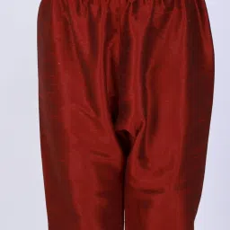 VASTRAMAY Kids Maroon Regular Fit Pyjama image 5
