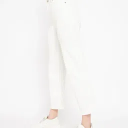 MADAME White Denim Regular Fit Jeans image 3
