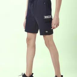 Ajile by Pantaloons Navy Slim Fit Printed Shorts image 3